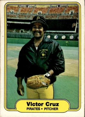 1982 Fleer #480 Victor Cruz - Image 1 of 2