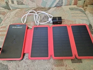 Solar Charger YD-820W-38800mAh Solar Power Bank with Dual 5V3.1A Outputs 10W - Picture 1 of 14