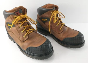Thorogood Dri-Lex wasserdicht braun Leder ASTM Sicherheit Zehen ARBEITSSTIEFEL Größe 10,5 W - Bild 1 von 15