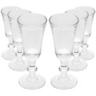 6pcs Stemmed Shot Cordial Wine Whiskey Cocktail Glasses for Parties-KX