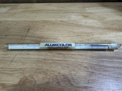 Vintage Alumicolor Anodized 6” Pocket Architect Scale - Image 1 of 4