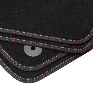 Alfombrillas de doble costura adecuadas para Audi TT 8N Coupe Roadster S-Line 1998-2006 - Imagen 1 de 8