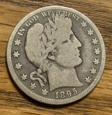 1895 O Barber Half Dollar Rare Low Mintage Key Date Error Coin Free Shipping Cover