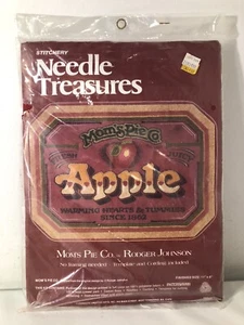 Needle Treasures Crewel Stitchery Kit NEW #00564 Mom’s Apple Co. Rodger Johnson - Picture 1 of 8
