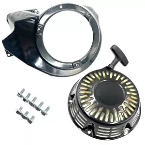 Fan Cover Shroud Housing & Recoil Starter for HONDA GX270 GX240 177F Black - Picture 1 of 11