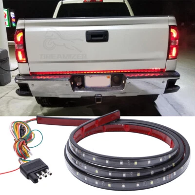 60 英寸 LED 灯条尾门反向制动信号灯条适用于 GMC Sierra 1500 2500 — 第 1/4 张图片