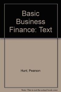 Basic Business Finance: Text