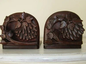 Antique Hand carved Black Forest Wooden Books Stand. - Picture 1 of 8