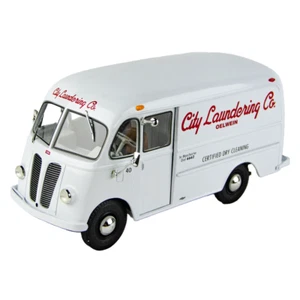 First Gear International Metro Van City Laundering White 1:25 Diecast Truck - Picture 1 of 7