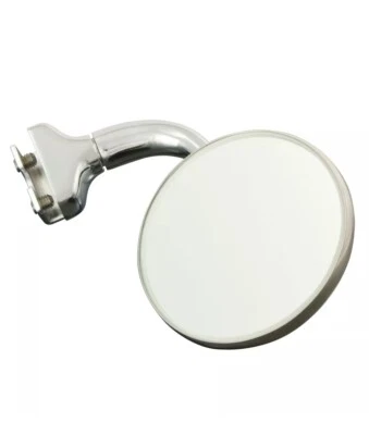  4" Classic Clamp Clip On Overtaking Peep Blind Spot Mirror Fits MGB, MG MIDGET  - Image 1 of 4