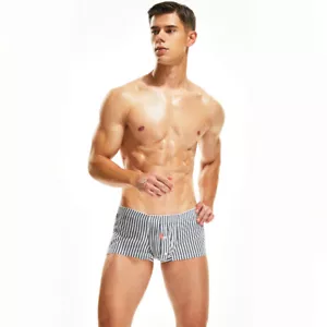Mode Unterwäsche Trunks Low Waist Herrenbekleidung Hosen rot/blau/schwarz - Bild 1 von 10