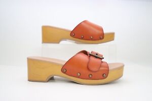 Torri Mule Sandal Women's Size 8.5 WW Brown Leather MSRP $ 120
