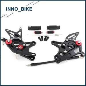 Rearsets Footpegs For Kawasaki Ninja ZX6R ZX636 2015 2016 2017 Rear Set Footrest - Picture 1 of 6