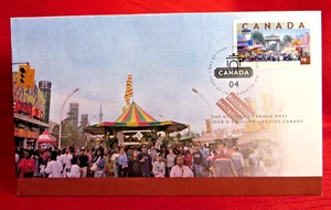 CANADÁ FDC 2004 SELLO DE EXPOSICIÓN NACIONAL CANADIENSE 49C TORONTO, EN CORREO CANADIENSE - Imagen 1 de 2