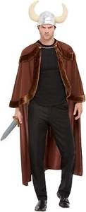 Smiffys 50723 Viking Costume, Men, Brown, One Size - Picture 1 of 3