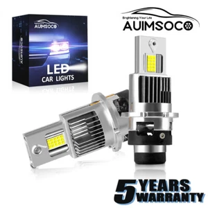 2X D2S D2R LED Headlight Bulb Replace HID Xenon Super White 6000K Conversion Kit - Picture 1 of 13