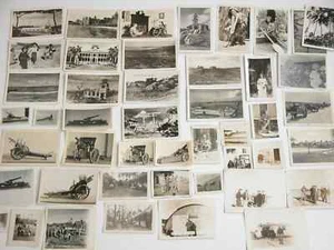 1940s 50s WWII Snapshot PHOTO US Military OKINAWA Postcards Gunner Crewman MIA - Picture 1 of 24