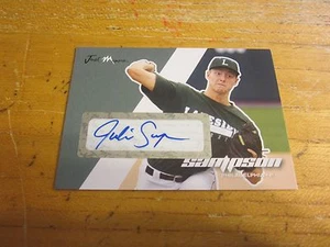 Julian Sampson Autographed 2008 Just Autographs Signatures #64 Card MLB Phillies - Picture 1 of 2