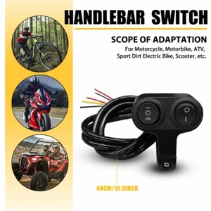 7/8" Universal Motorcycle Handlebar Switch Headlight~Warning Light~Turn Signal - Picture 1 of 10