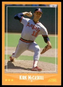 1988 Score Baseball Card Kirk McCaskill California Angels #552 - Picture 1 of 2