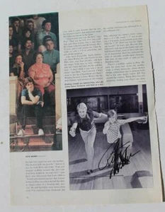 Pete Weber Autographed Sports Illustrated Page Pictures Dick Weber Young Pete -- - Picture 1 of 1