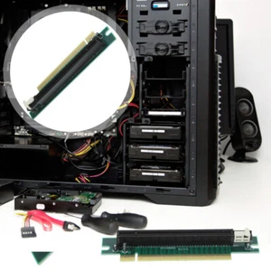 Gpu Riser Adapter Card 90 Degree Pci Express Extension Adapter Pc Accessory - Afbeelding 1 van 12