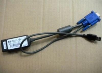 Adaptador de interfaz USB Hp Kvm usado de 1 pieza 396633-001 cable nz Foto 1 de 2