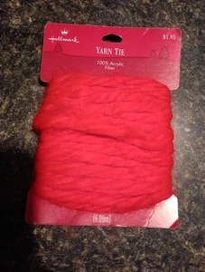 Vintage Punze Acryl Garn Geschenk Färben Haargummi Band 70er Jahre - Bild 1 von 3