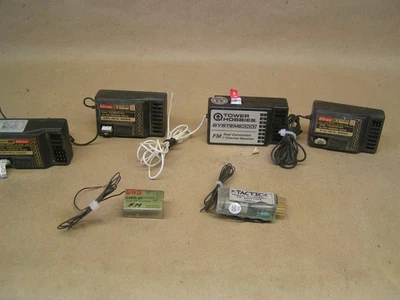 6 receptores FM, 72 MHz, 4ea 7 canales, 1ea 6 canales, 1ea 4 canales todos tienen cristales, Foto 1 de 4