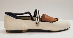 Rothy's Women's The Square Mary Jane Flat Style# 075-014 Size 9.5 Gardenia - Picture 1 of 16
