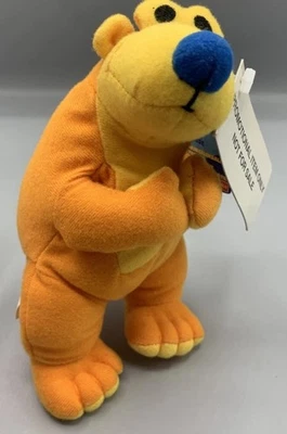 BEAR IN THE BIG BLUE HOUSE Peluche Orso nella Grande Casa Blu - Nuovo con etichette - 2001 Mattel