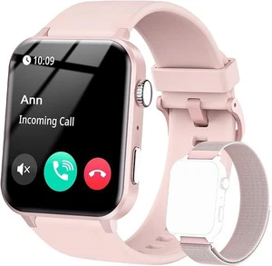 Bluetooth Smart Watch Men Women Compatible with iPhone/Android Phones Smartwatch - Picture 1 of 9
