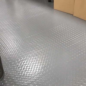 Garage Floor Mat 3.9x6.56 ft Vinyl Garage Flooring Roll Anti-Slide Diamond - Picture 1 of 7
