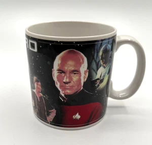 Vintage Star Trek The Next Generation Licensed Jean-Luc Picard 1996 Coffee Mug - Picture 1 of 10