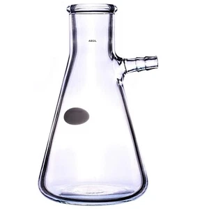 ABGIL Borosilicate Glass Filtration Flask Heavy Wall, Bolt Neck with Tubulation - Picture 1 of 3