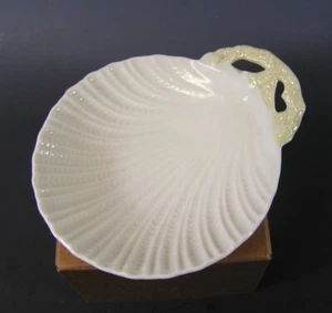 Irish Belleek Shell Candy Dish - Picture 1 of 2