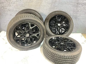 20" Jeep Grand Cherokee Gloss Black  wheels rims tires Factory OEM set 4 9181 - Picture 1 of 17