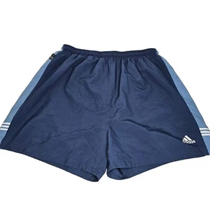 Adidas Climalite Running Shorts Men XL Blue Lined Performance Elastic Drawstring - Picture 1 of 16