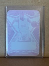 PETE NANCE 2022-23 LEAF EXOTIC MAGENTA TIGER PRINTING PLATE 1/1 BA-PN1