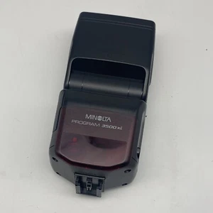 Minolta Program Flash 3500xi For Minolta Dynax 35mm Film SLR Cameras - Picture 1 of 7