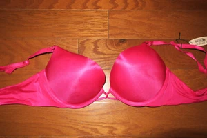 VINTAGE ❤️ 36A ❤️ VICTORIA'S SECRET ❤️ MIRACULOUS BRA ❤️ ADD 2 CUP SIZES PUSH UP - Picture 1 of 4