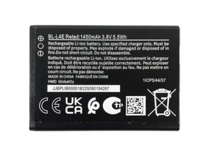 Batería para Nokia 2660 y 8210 Batería de repuesto Battery BL-L4E 1450mAh - Imagen 1 de 2