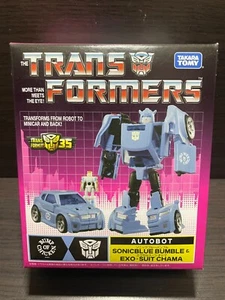 TRANSFORMERS SONICBLUE BUMBLE & EXO-SUIT CHAMA BUMP OF CHICKEN JP Exclusive F/S - Picture 1 of 7