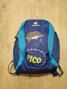 Deuter Rucksack Pico 5l Delphin Blau Kindergarten Krippe Top Zustand - Bild 1 von 3