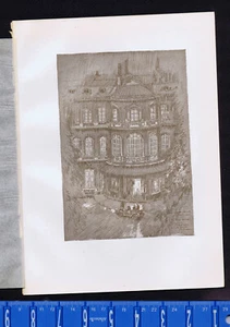 The Murat Mansion, l’Hotel Murat, George Edwards-Paris Illustration-1924 - Picture 1 of 2