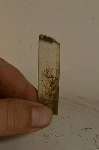 Cristal de Gypse 57x15mm La Unión Sierra de Cartagena Espagne gypsum - Picture 1 of 1