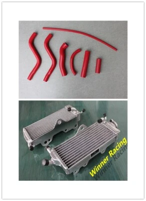 RADIADORES DE ALUMINIO + MANGUERAS DE SILICONA APTOS PARA HONDA CR250R/CR250 R 1988 1989 Foto 1 de 4