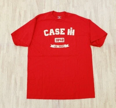 Case IH 1842 Agricultural Department Shirt ~ Men's XL Tall ~ Red - Image 1 of 4