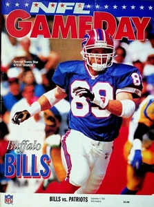 Gameday Magazine Buffalo Bills Vs Patriots September 5 1993 080422R - Picture 1 of 1