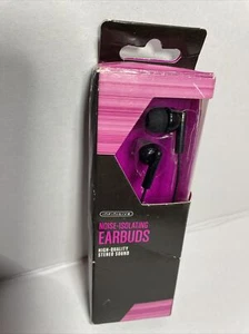 Infintive Noise-Isolating Earbuds High Quality Stero Sound Black Free Shipping - Picture 1 of 3
